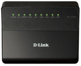 Маршрутизатор D-Link DSL-2740U(B1A/T1A)
