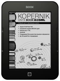 Электронная книга ONYX BOOX i63SML Kopernik, цвет черный, Pearl HD, 4 Гб, MOON Light
